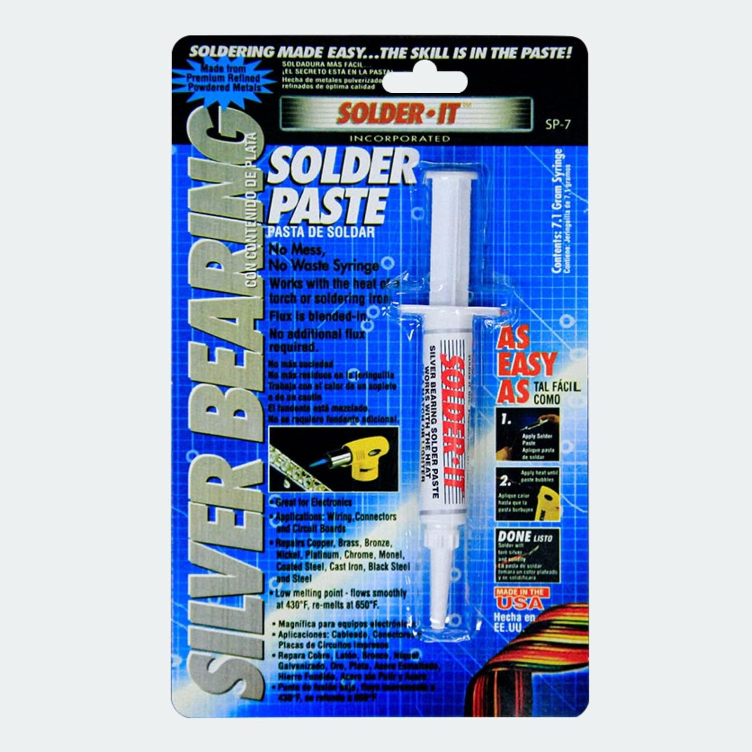 Durable 7.1g Silver Solder Paste for Metalwork – Ideal for Electronics & Jewelry
