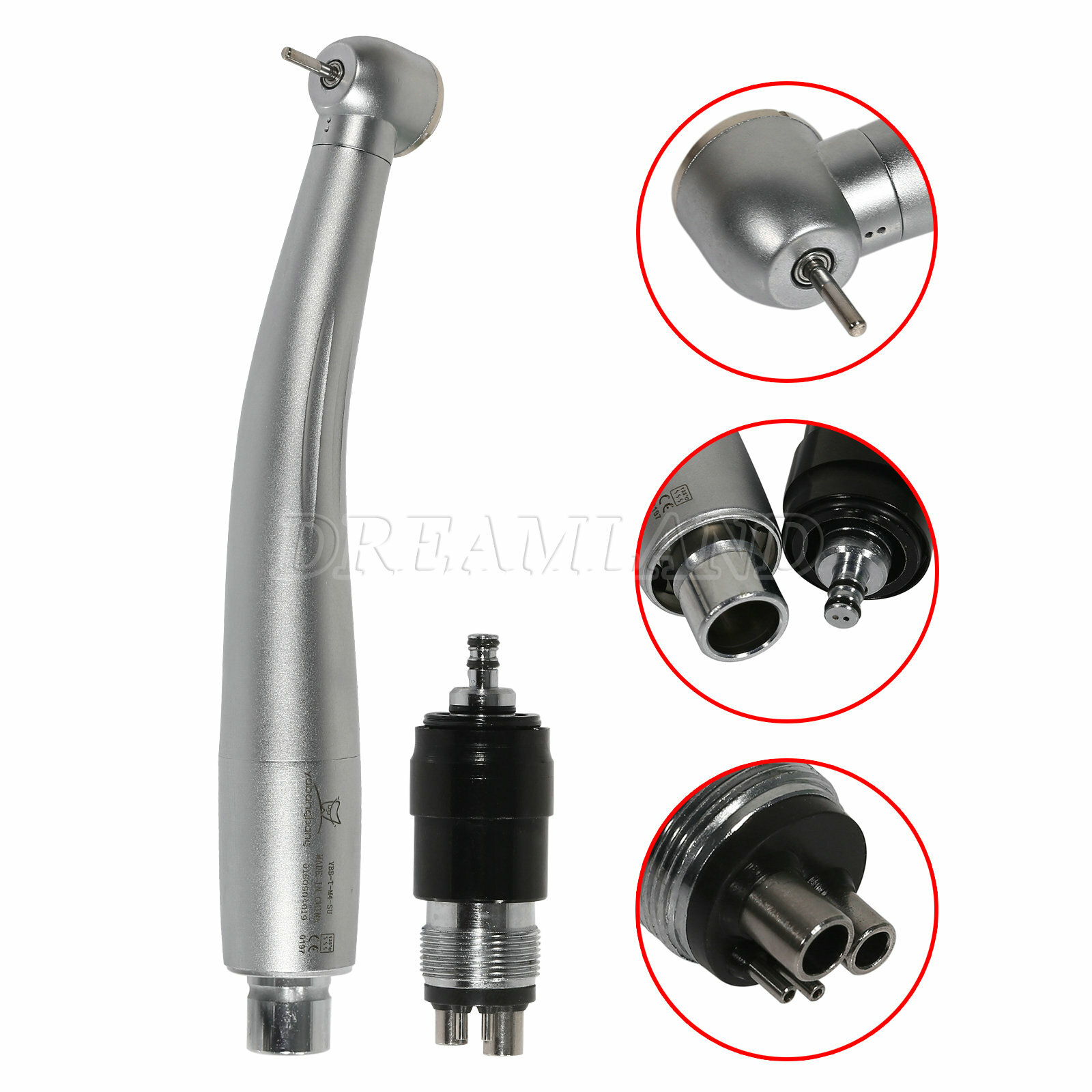 Dental High Speed Handpiece with Quick Coupler Coupling 4Hole YBNK4 NSK Style