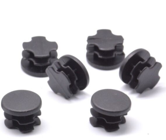 Bar Stool Feet for 1″ OD Tubing Legs Non Marring Fits inside 1″ OD Tubing