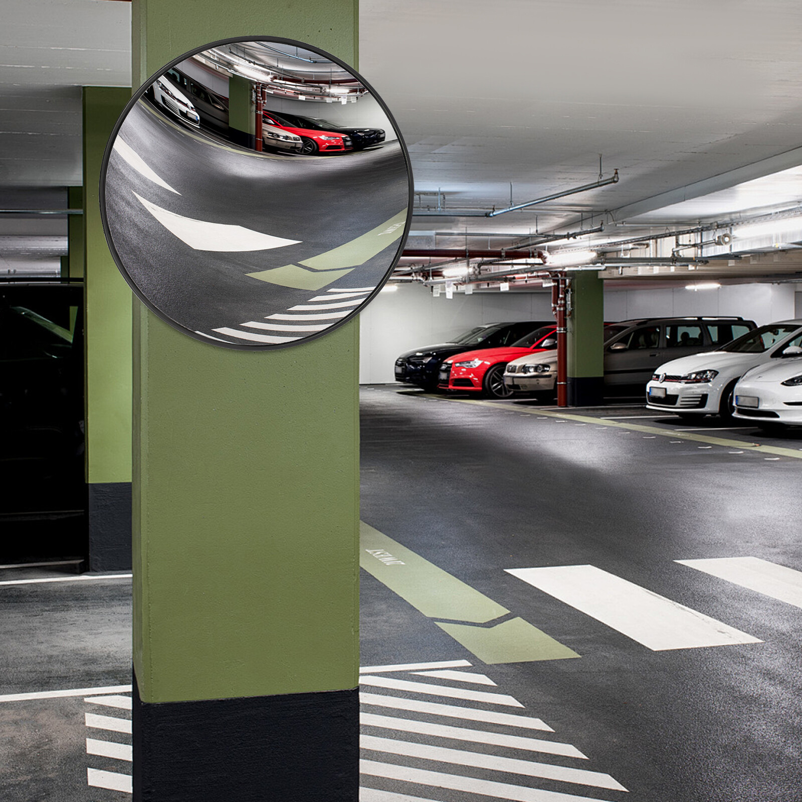 Wide Angle Convex Mirror Traffic Safety Driveway Street Parking Corner Mirror