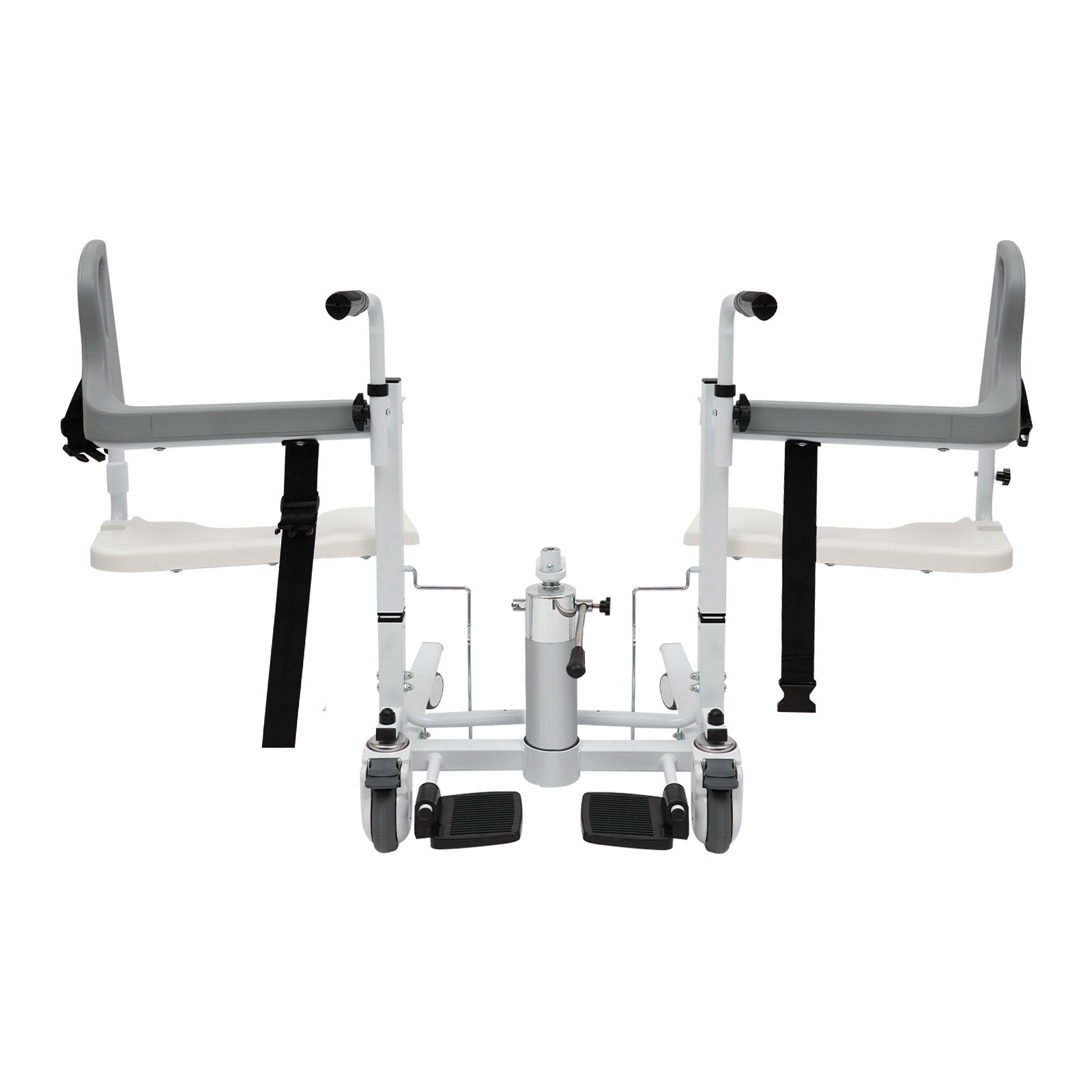 136kg/299.83lbs Patient Lift Nursing Chair Patient Hydraulic Transfer Wheelchair