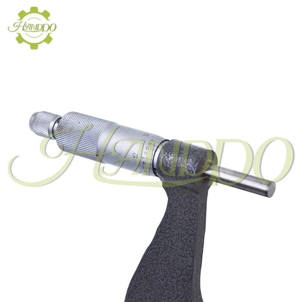 Outside Micrometer 4-5″/0.0001″ Carbide Tipped Precision Micrometer