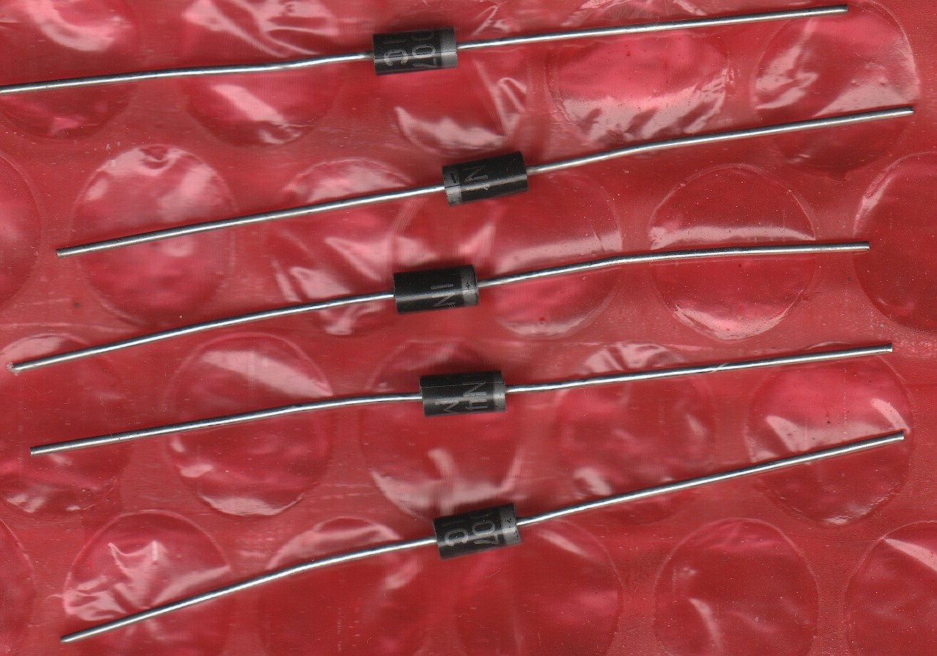 10pcs 1N4007 Rectifier Diode 1A 400V DO-41 Axial 1amp 400 Volt Electronic Diode