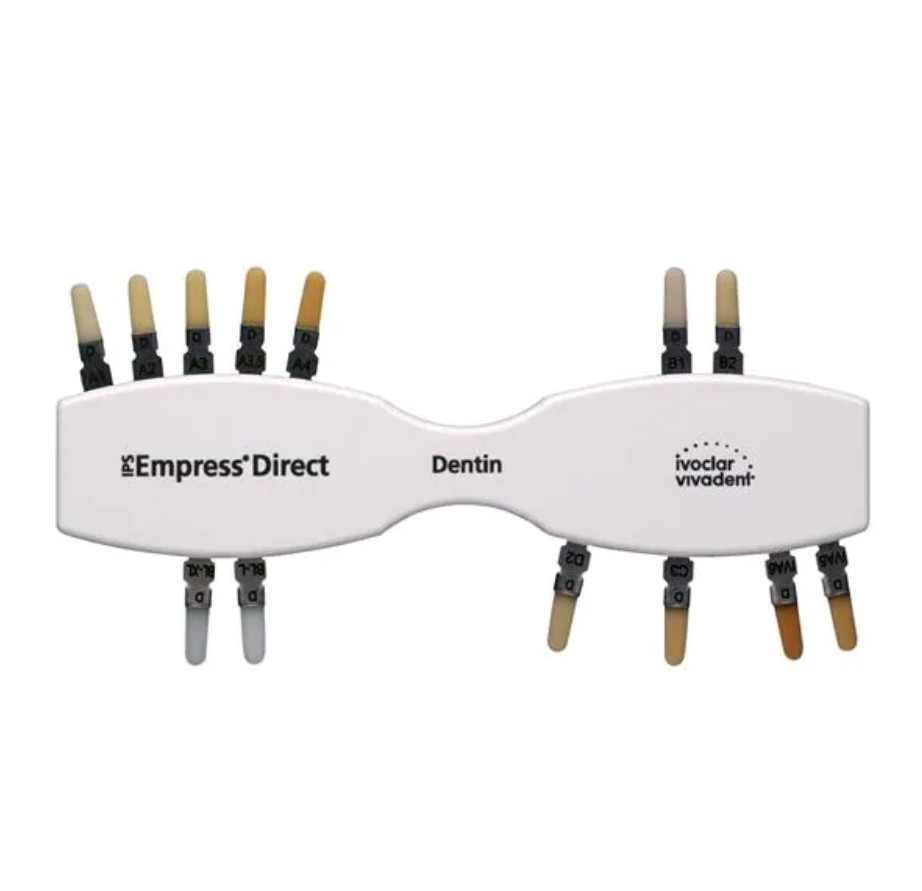 Ivoclar Vivadent 627214 IPS Empress Direct Dental Shade Guide Dentin
