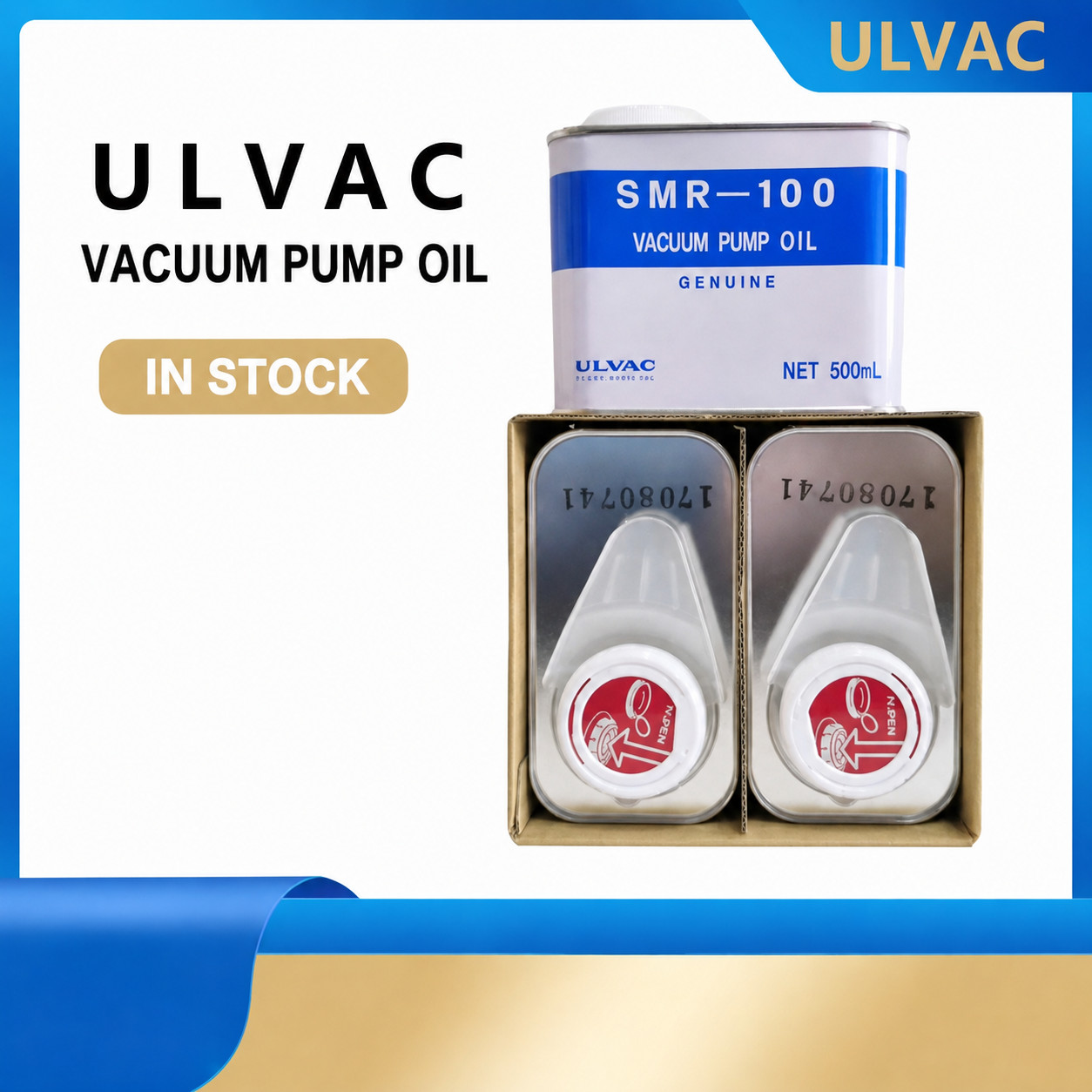 ULVAC SMR-100 Vacuum Pump Oil 1L Original Japanese Rotary Vane Lubricant