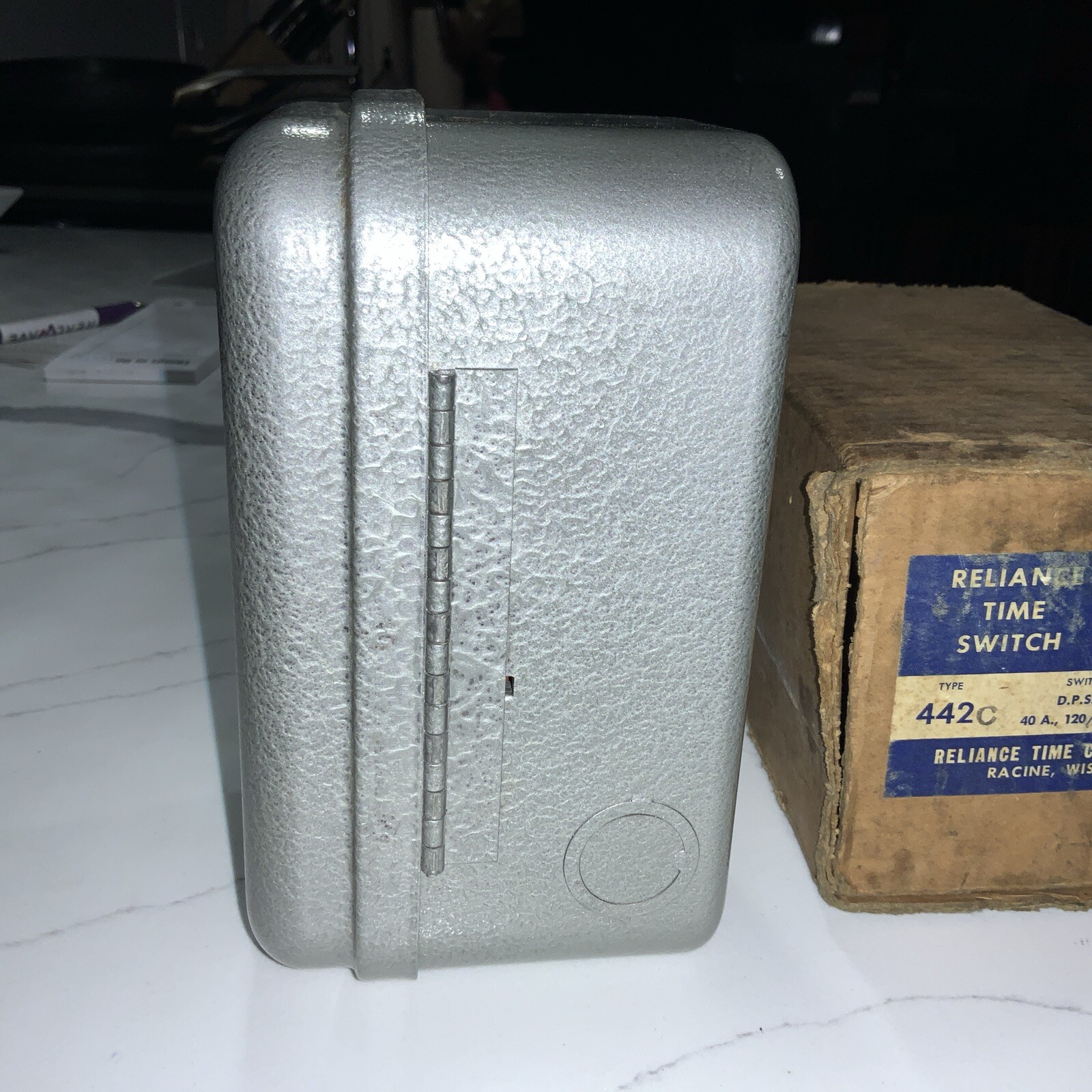 NOS Vintage: Reliance Type 442C Time Switch #A1065C – 120/240 Volt, AC – 60 Cy.
