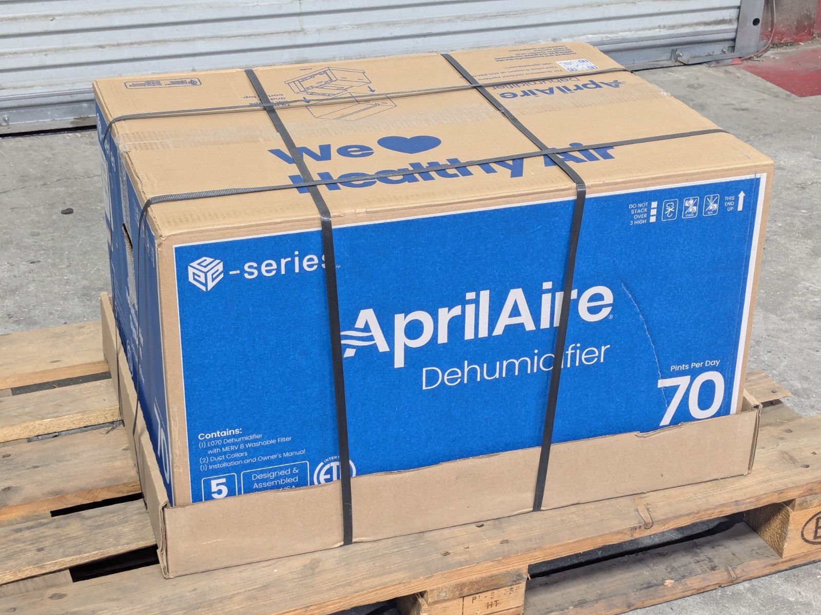 AprilAire E070 Professional Grade Crawl Space Dehumidifier 70 Pint Capacity 120V