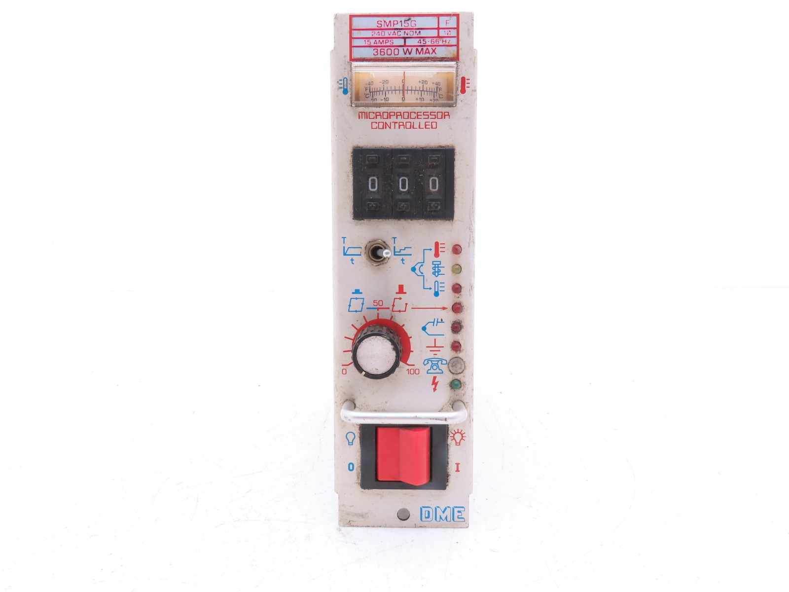 DME SMP15G Micropressor Temperature Controller 240VAC 15A Max 3600W