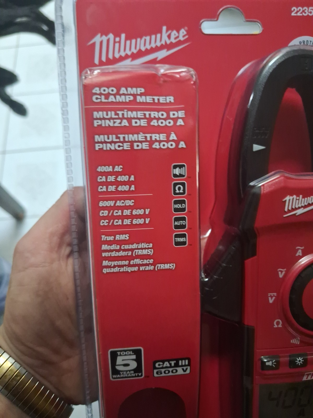 Milwaukee 223520 400 Amp Clamp Meter