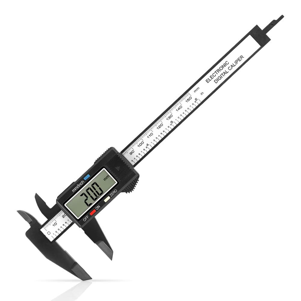Digital Caliper, 0-6 inches Caliper with Large LCD Screen, Auto – Off Feature,