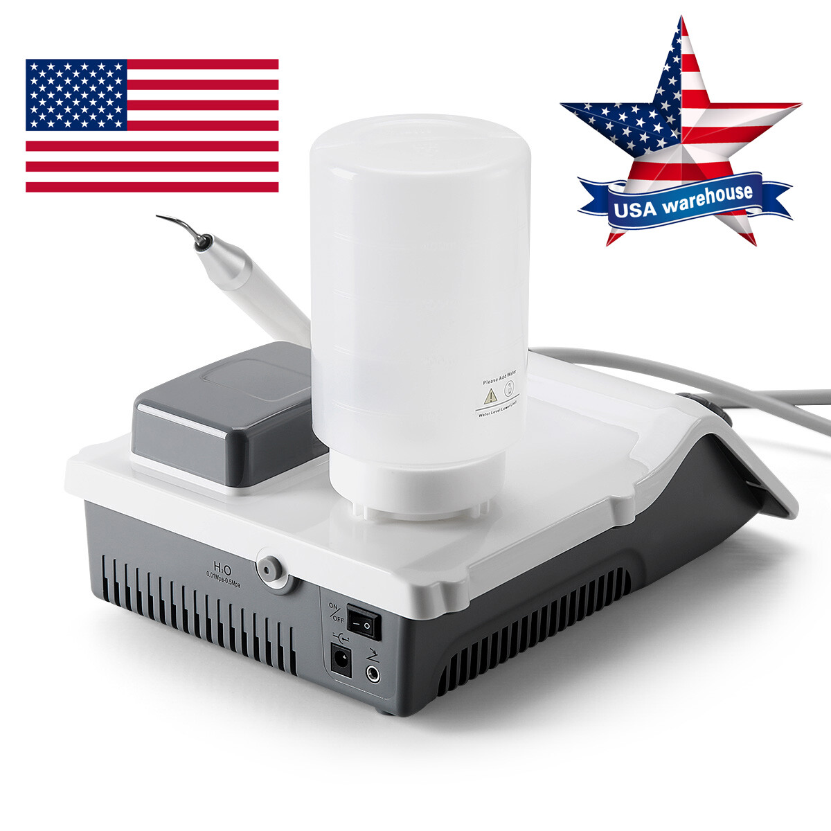 LED Dental Ultrasonic Piezo Scaler Handpiece Bottles Fit EMS Cavitron Woodpecker