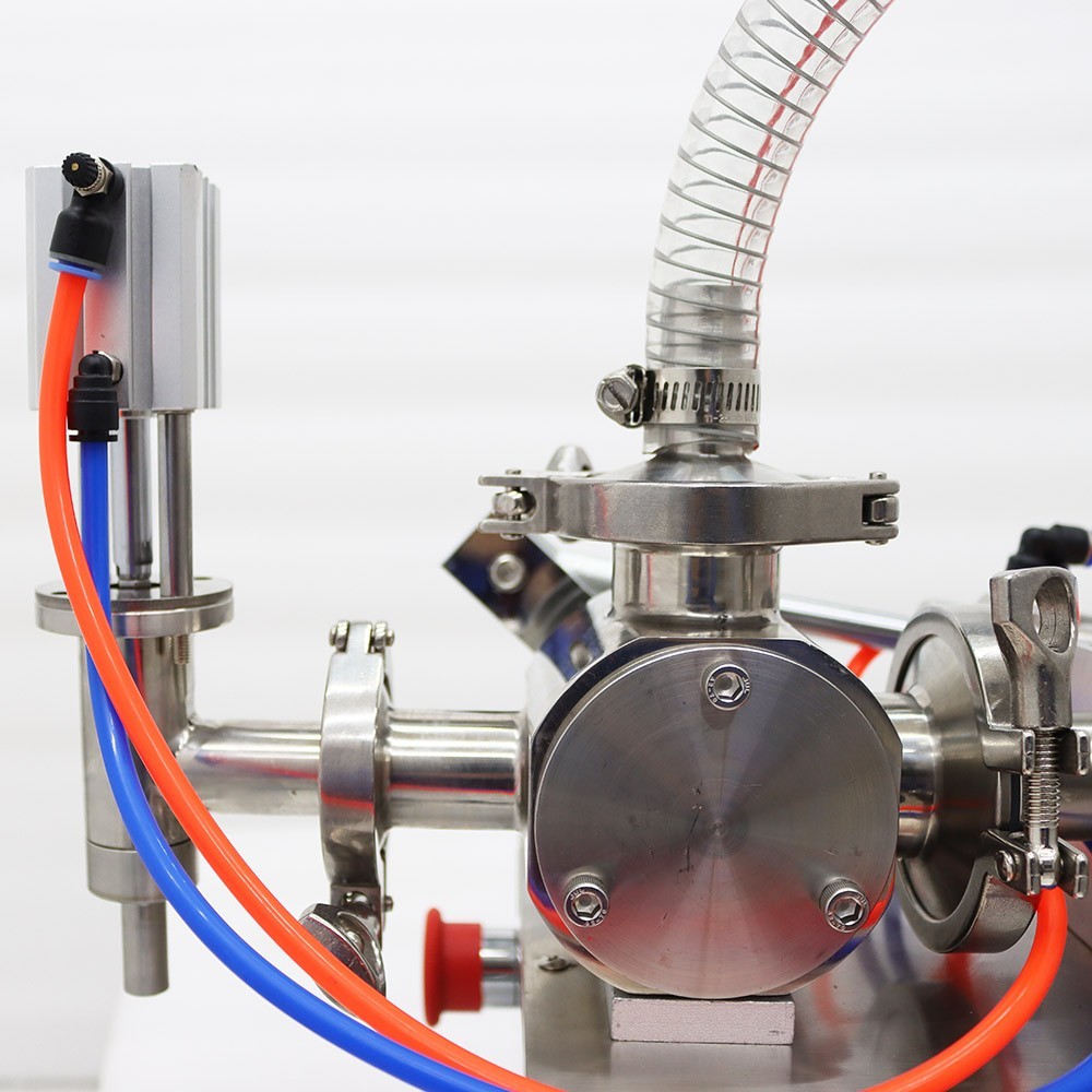 Paste Liquid Filling Machine 10-100ml Single Nozzle Pneumatic Piston Filler 110V