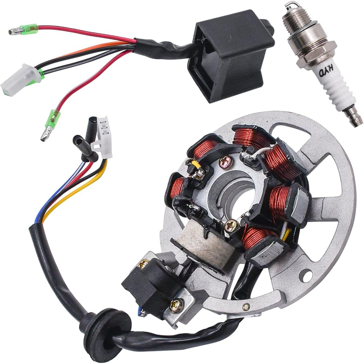 2001-2003 Polaris Scrambler Sportsman Eton 50 90 Magneto Stator w/ Ignition Box
