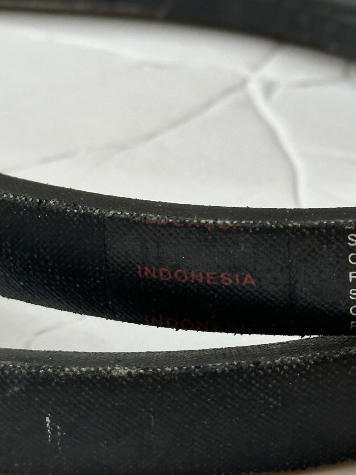 Lot of 2 B59 1A108G Industrial V-Belts Drive Belts Made in Indonesia