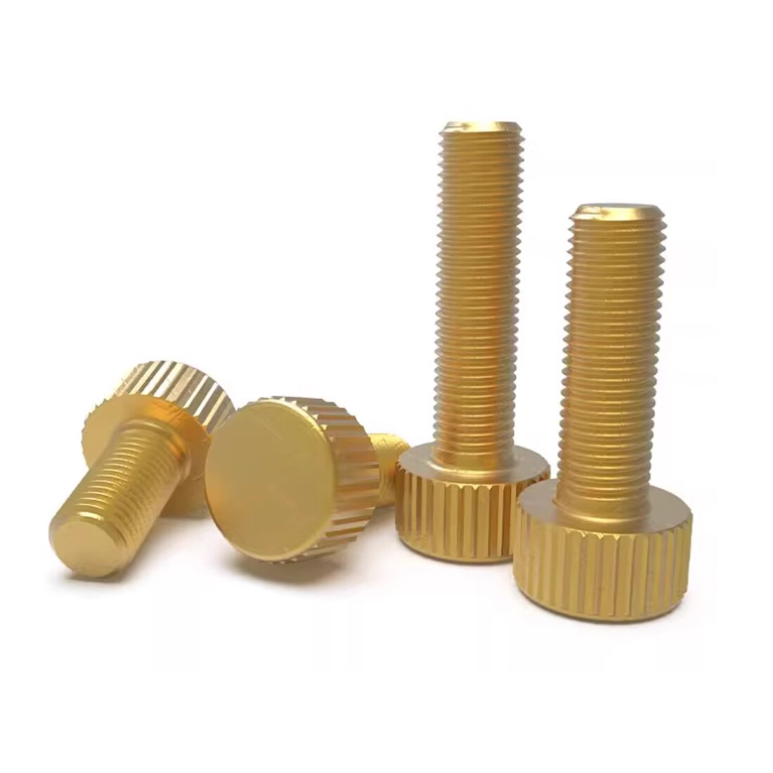 Brass Knurled Thumb Screw M2 M2.5 M3 M4 M5 M6 Small Thumb Screw Bolt 3mm to 25mm