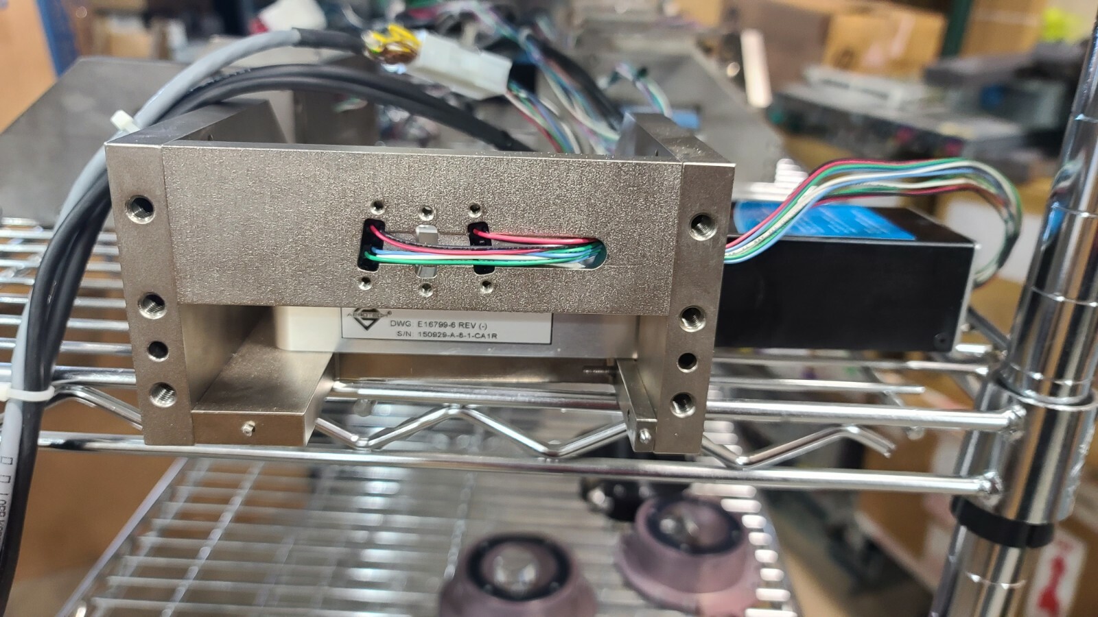 Aerotech art100 100mm 4in rotary stage stepping motor 0.001 degree accuracy