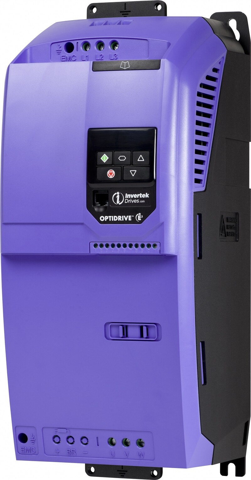 VFD – 15HP 46.0A 200-240V 3Ph/3Ph IP20 – Invertek Optidrive E3 – VFDexchange