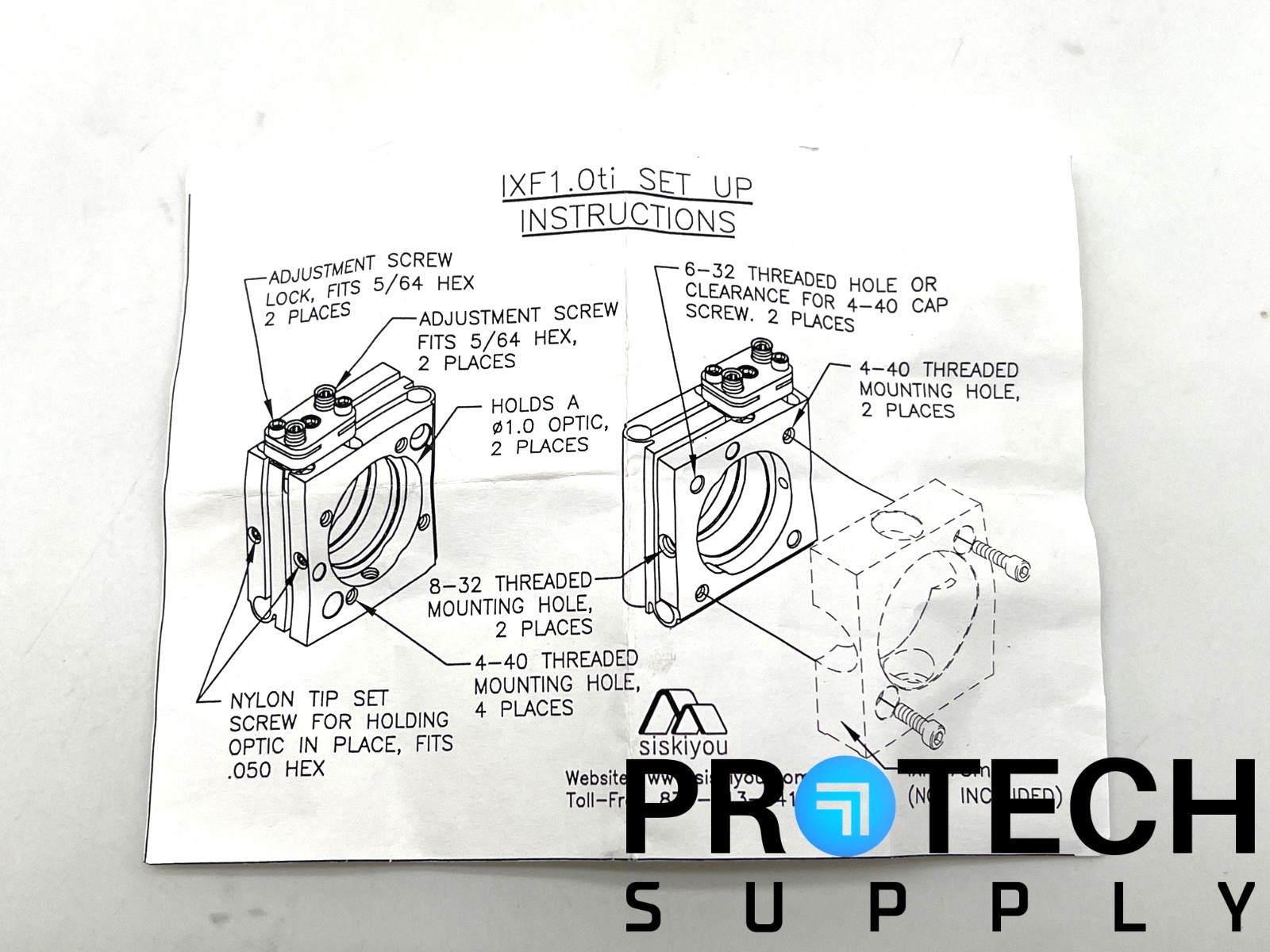 Siskiyou IXF1.0ti Flexure Mirror Mount 1″ NEW with WARRANTY