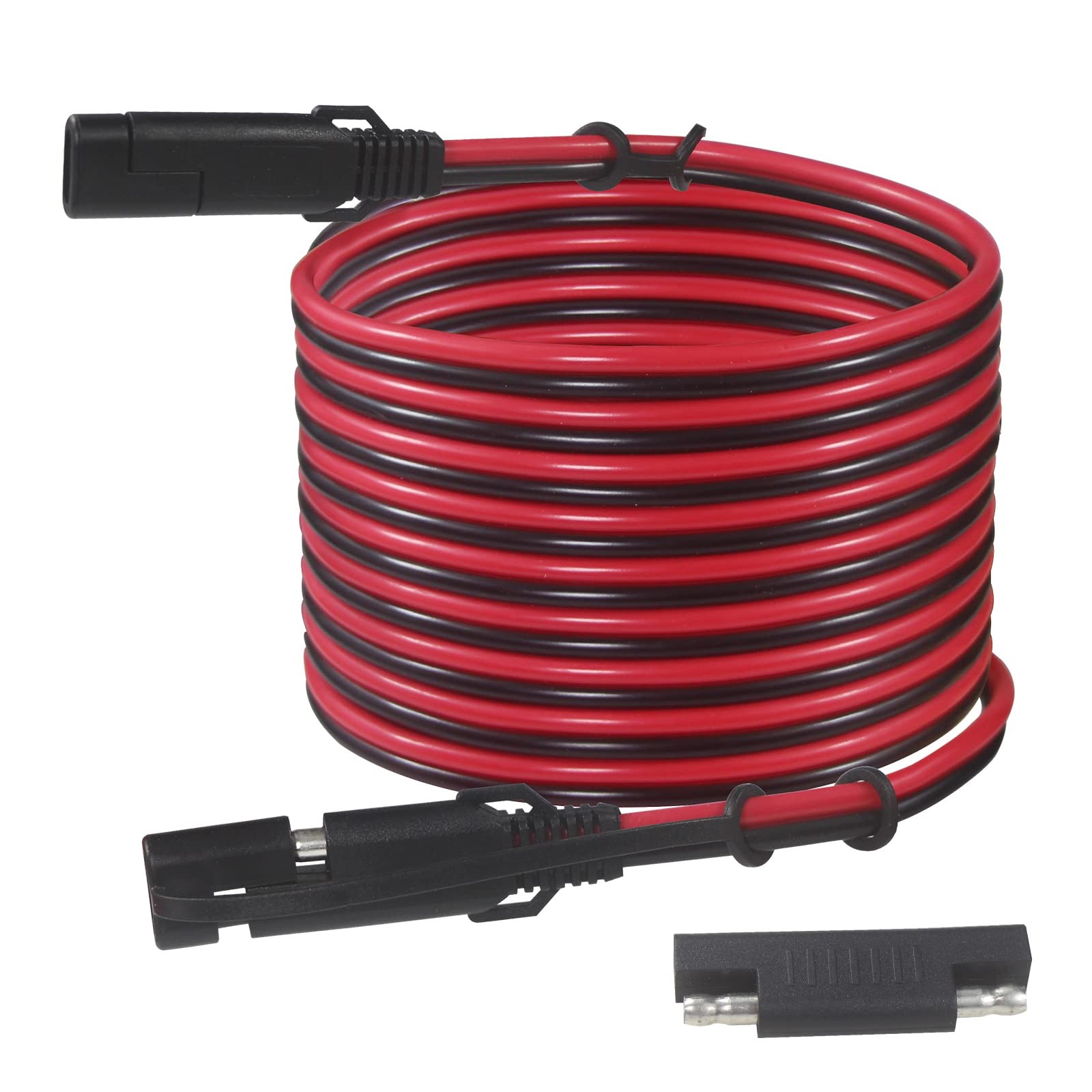 SAE to SAE Extension Cable 16AWG – 20FT SAE Cable Battery Charger Extension Cord