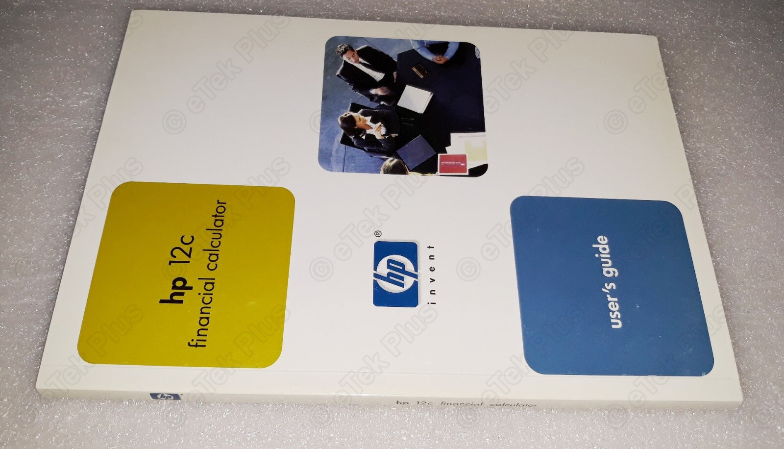 1x Manual for HP12C (HP 12C) Financial Calculator + Soft Brown & Black Pouch USA