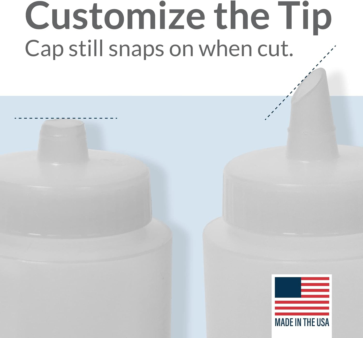 Condiment Squeeze Bottles 16Oz Wide Mouth Empty Squeeze