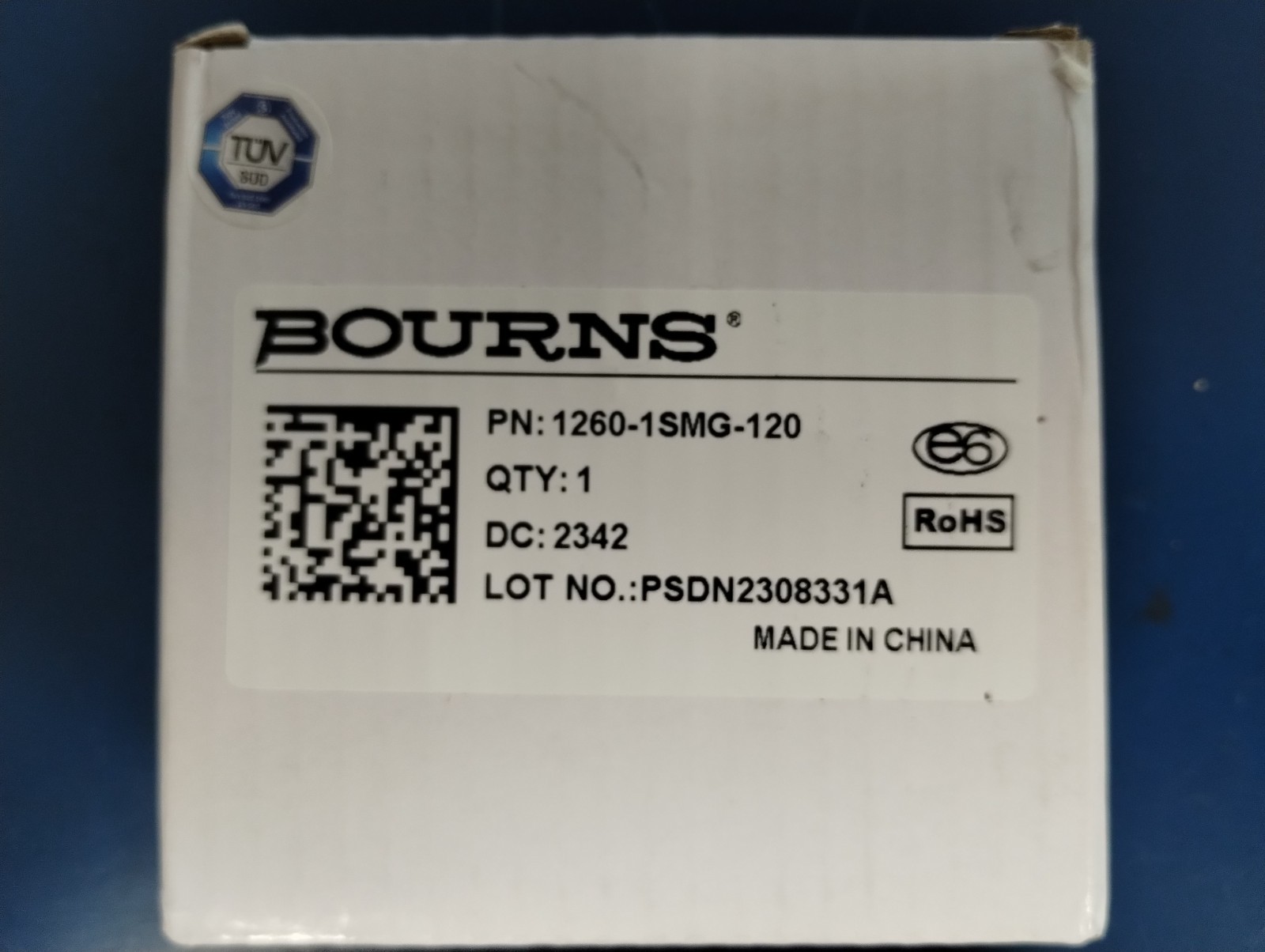 BOURNS 1260-1SMG-120 Surge Protectors AC HYBRID SPD, 100kA, 1W MG,150VAC