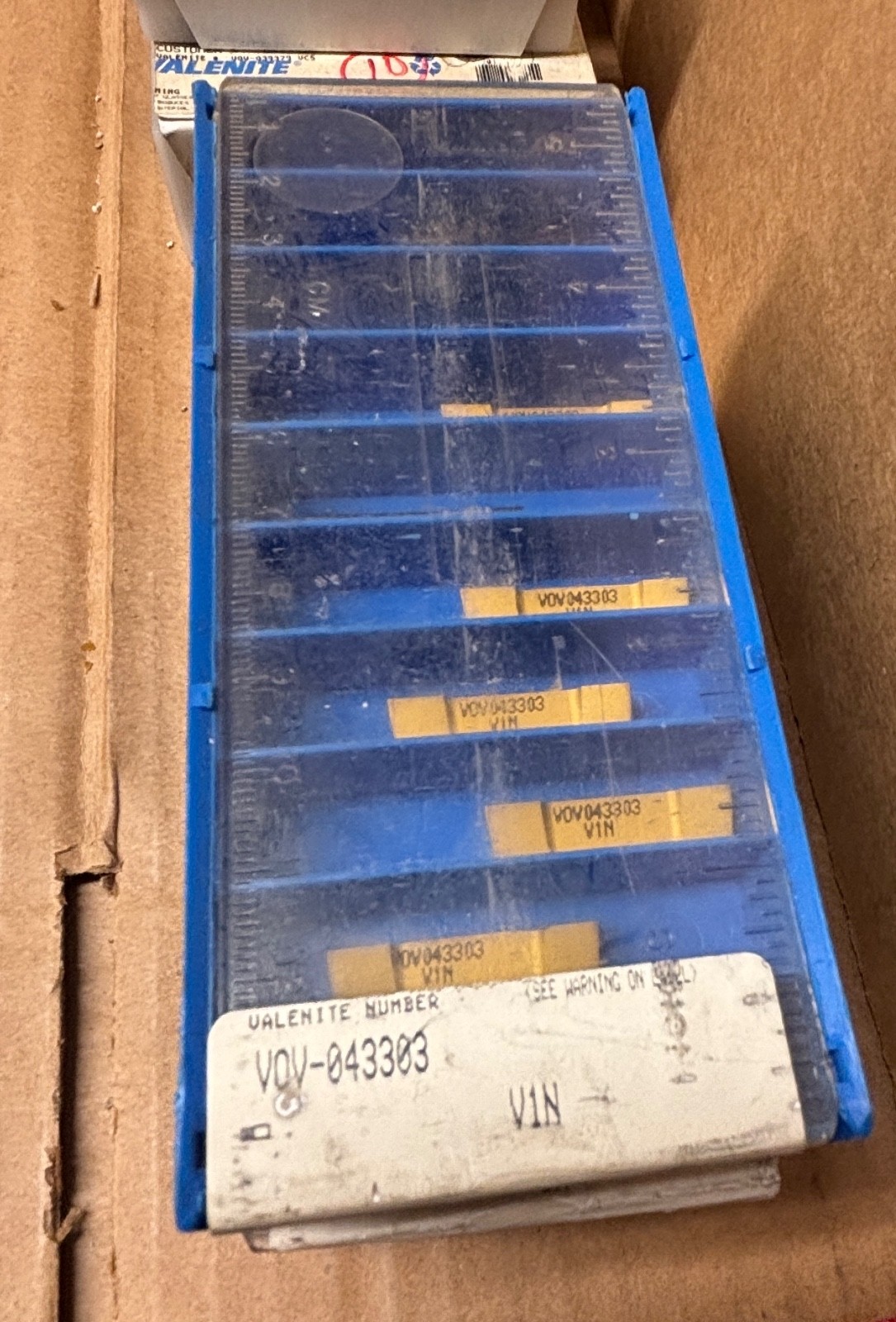 VALENITE Carbide Inserts – VARIETY – 875+ inserts – 122 packs – 27 lbs. – NEW