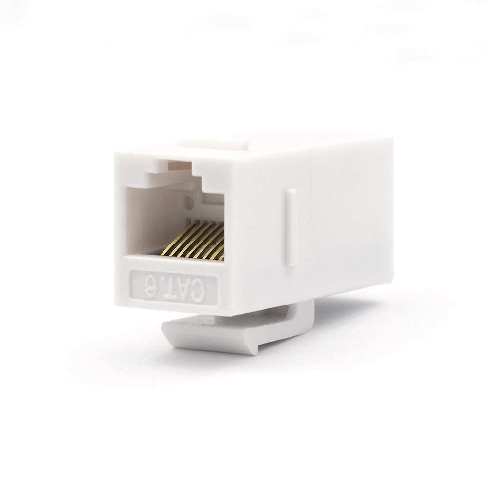 CAT6 Keystone Coupler 25 pc. Ethernet Coupler Female-Female RJ45 CAT5E CAT5 Jack