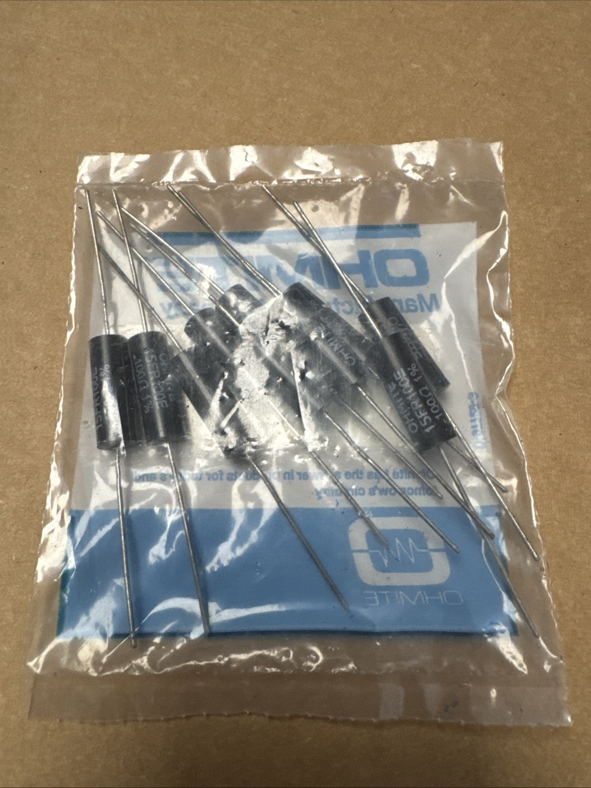 Ohmite 15FR100E Current Sense Resistor 0.100 Ohm 1% (Pk of 10)