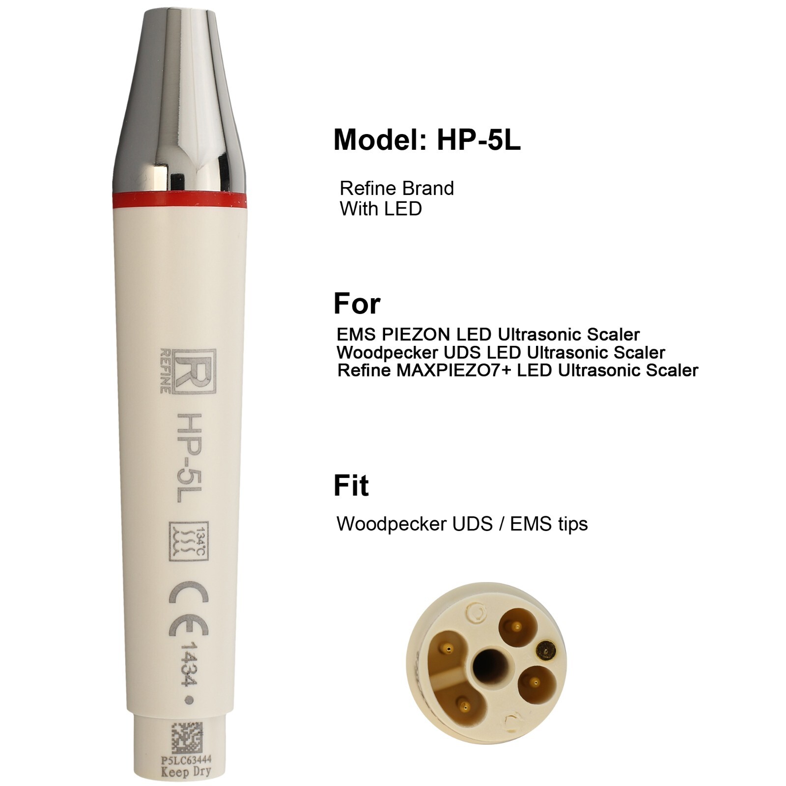 Woodpecker DTE SATELEC ACTEON Newtron EMS PIEZON LED Ultrasonic Scaler Handpiece