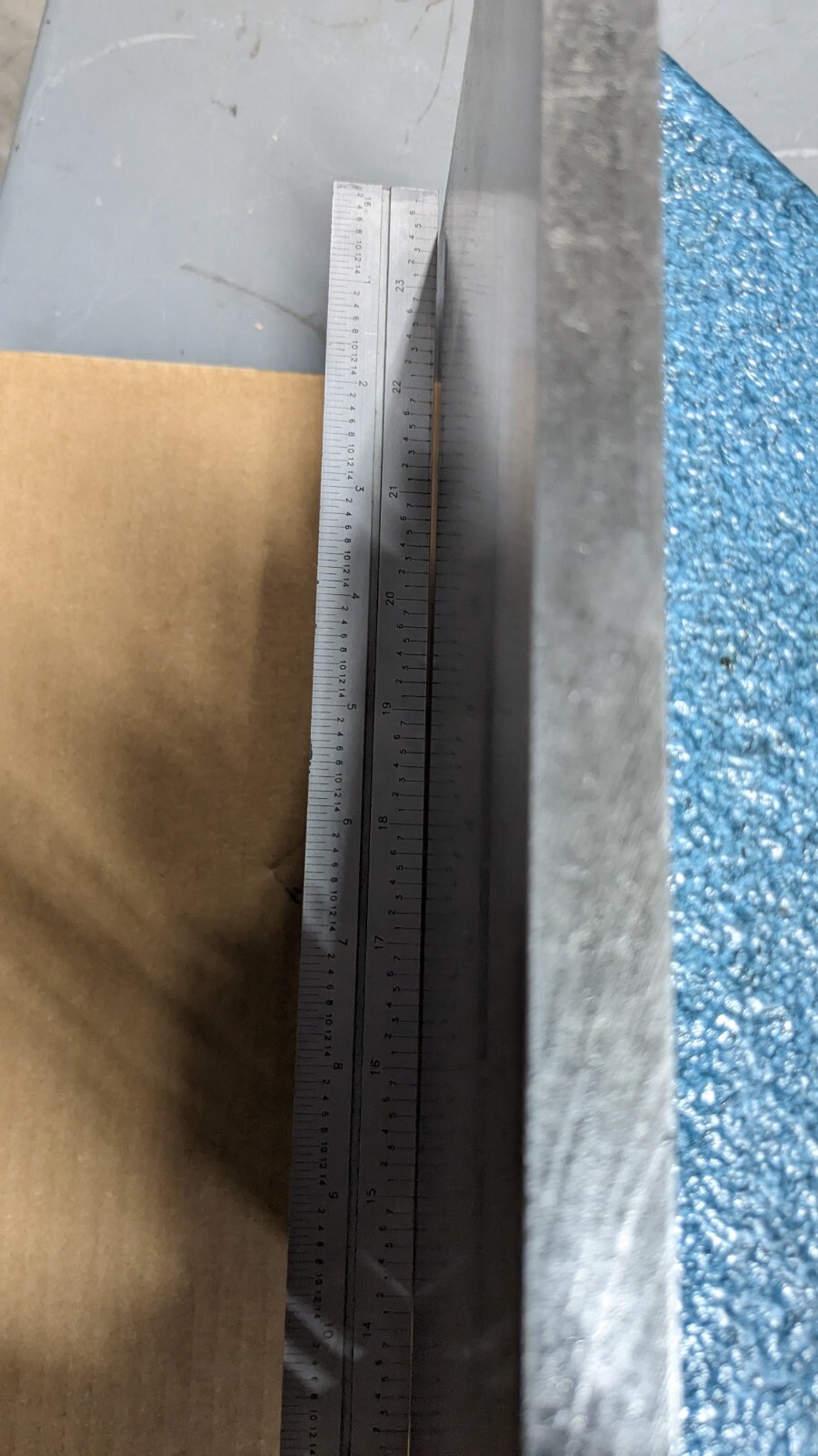 Machined Angle Plate 12″ x 12″ x 12″ Cast Iron Flat Surface Double Web Damaged