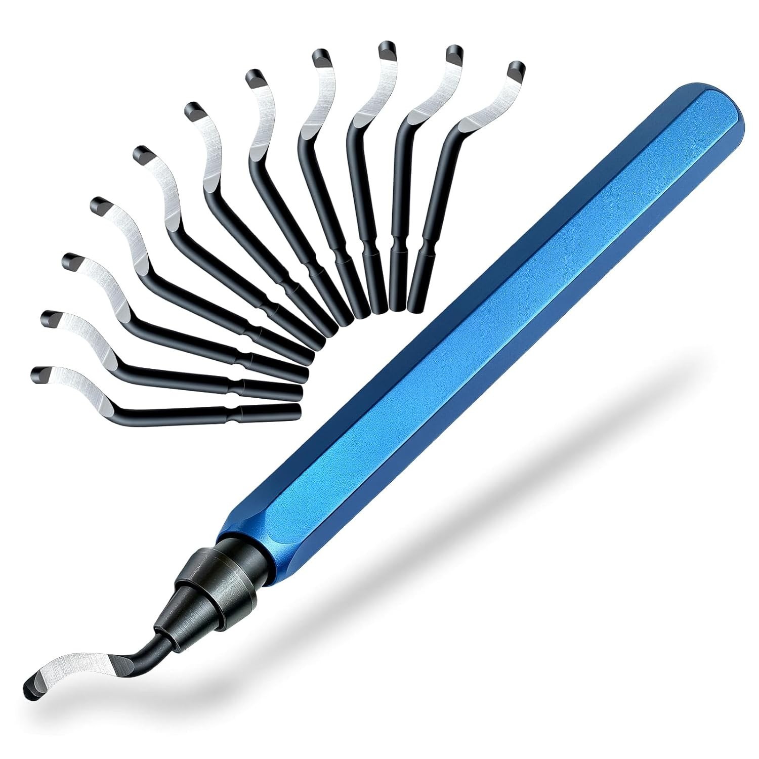 Razor-Sharp Deburring Tool with Non-Slip Aluminum Handle for Precision Trimming