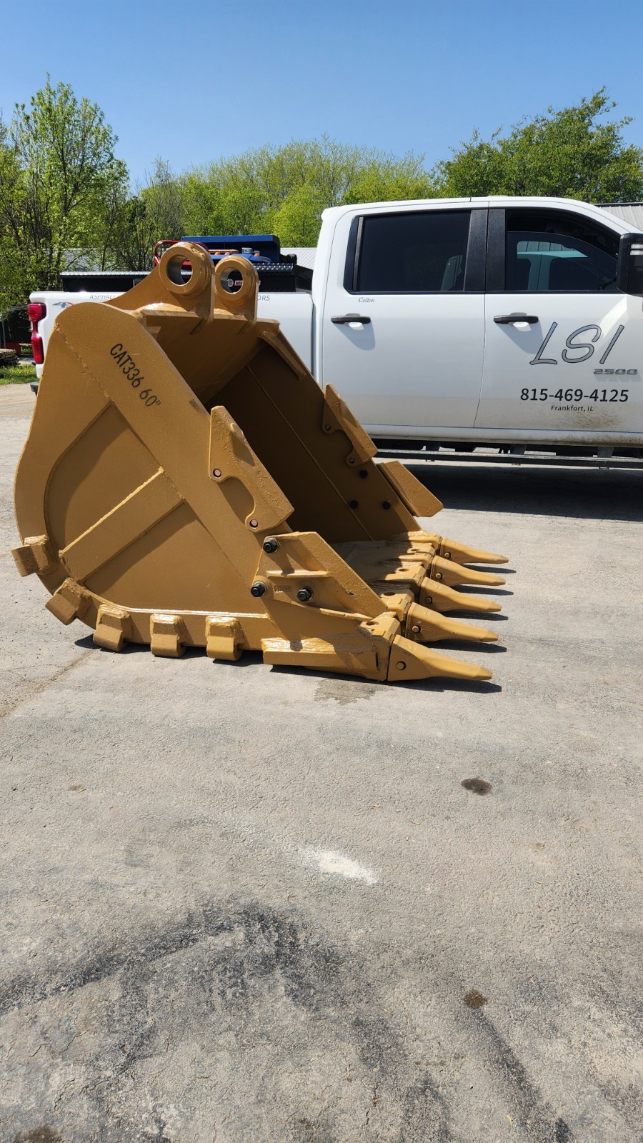 66″ CUT Cat 330 336 60″ Heavy Duty Digging Tooth Bucket Excavator 90mm 100mm