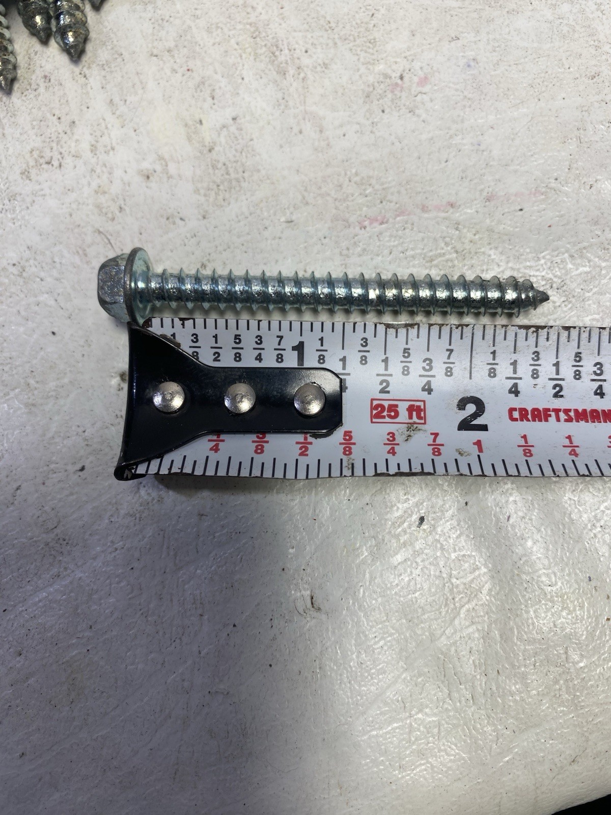 (200 Pcs.) Hex Head 3/8 x 2-1/2 Lag Bolts A307 Zinc Plate Wood Screws Huge Lot