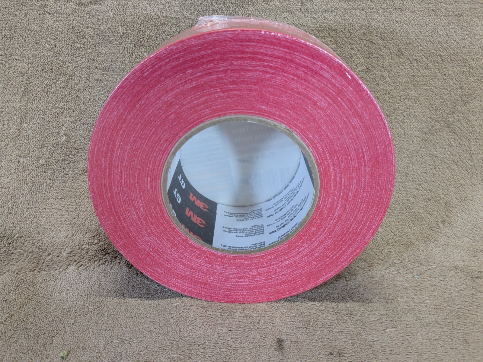 (1 ROLL) 3M Gaffers Tape RED 2″ x 54.6 YD GT2 Premium Matte Cloth – NEW