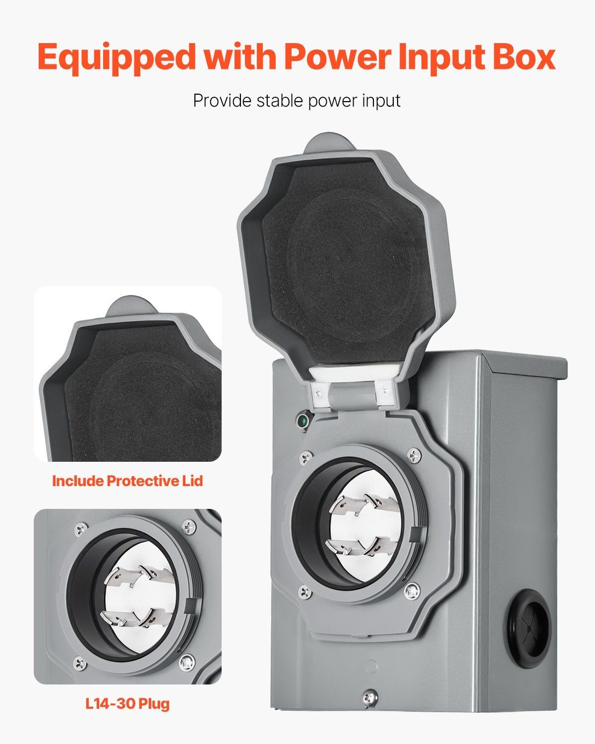 Manual Generator Transfer Switch: 30A, 10-Circuit, Pre-Wired, NEMA 3R Rated
