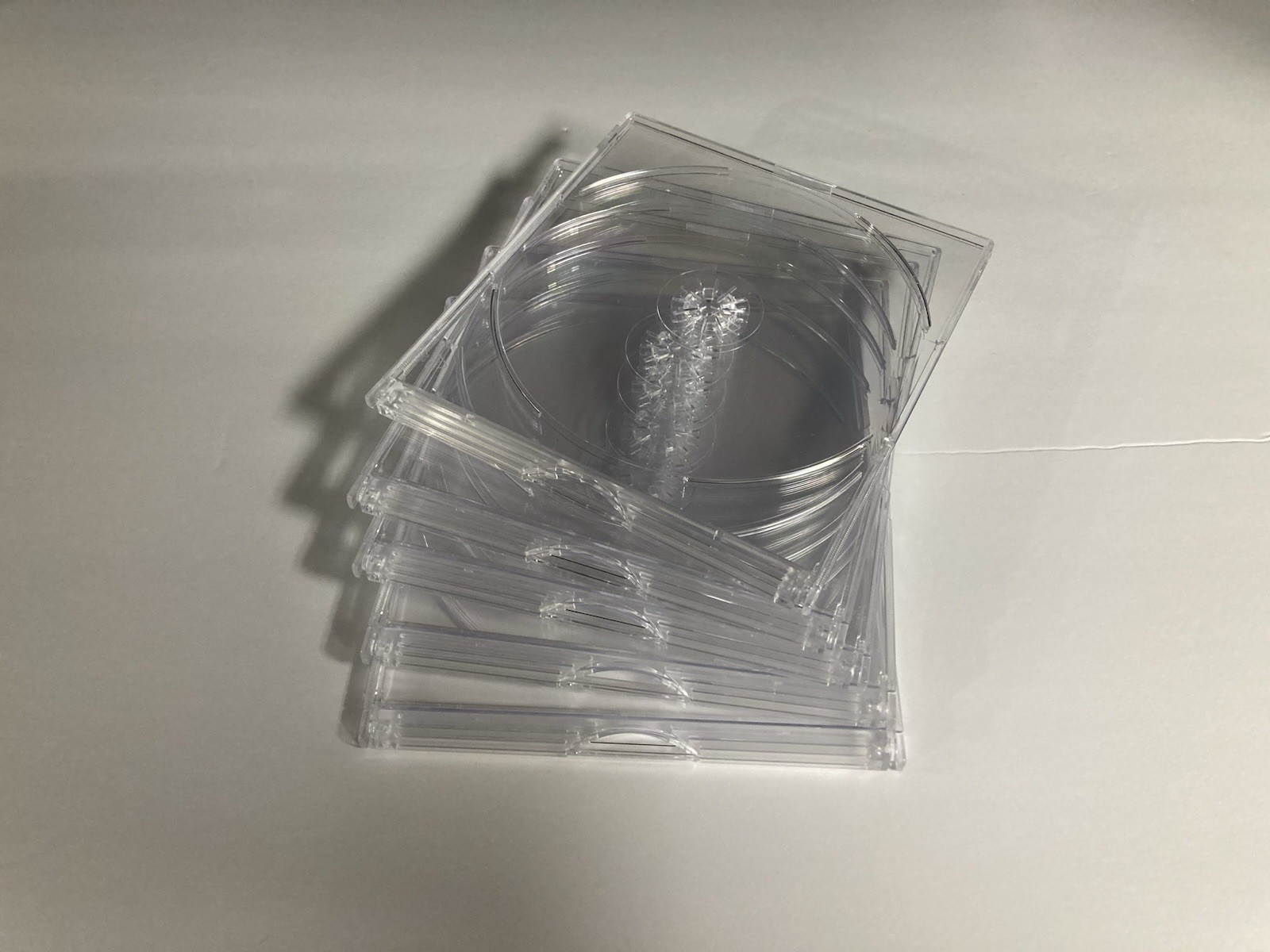 ULTRA SLIM DOUBLE JEWEL CD CASES, CLEAR ( PACK OF 5 )