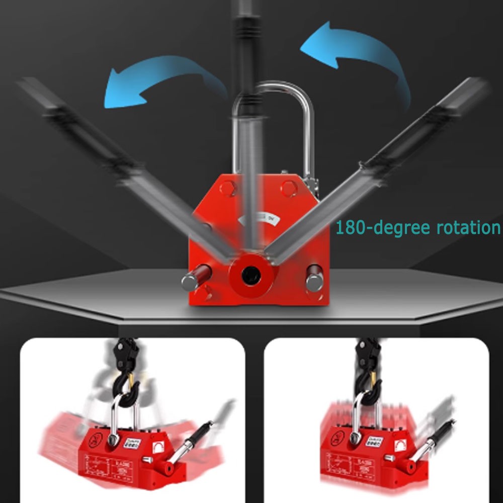 Permanent Magnetic Lifter Lifting Magnet 100/200/400/600 kg Neodymium Hoist