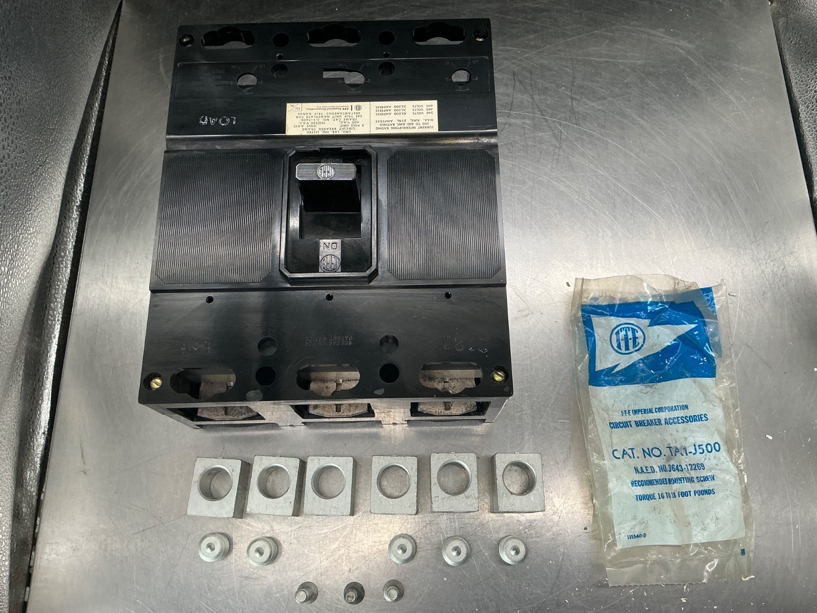 ITE JL3-F400 Circuit Breaker 3-Pole, 600v, 400a