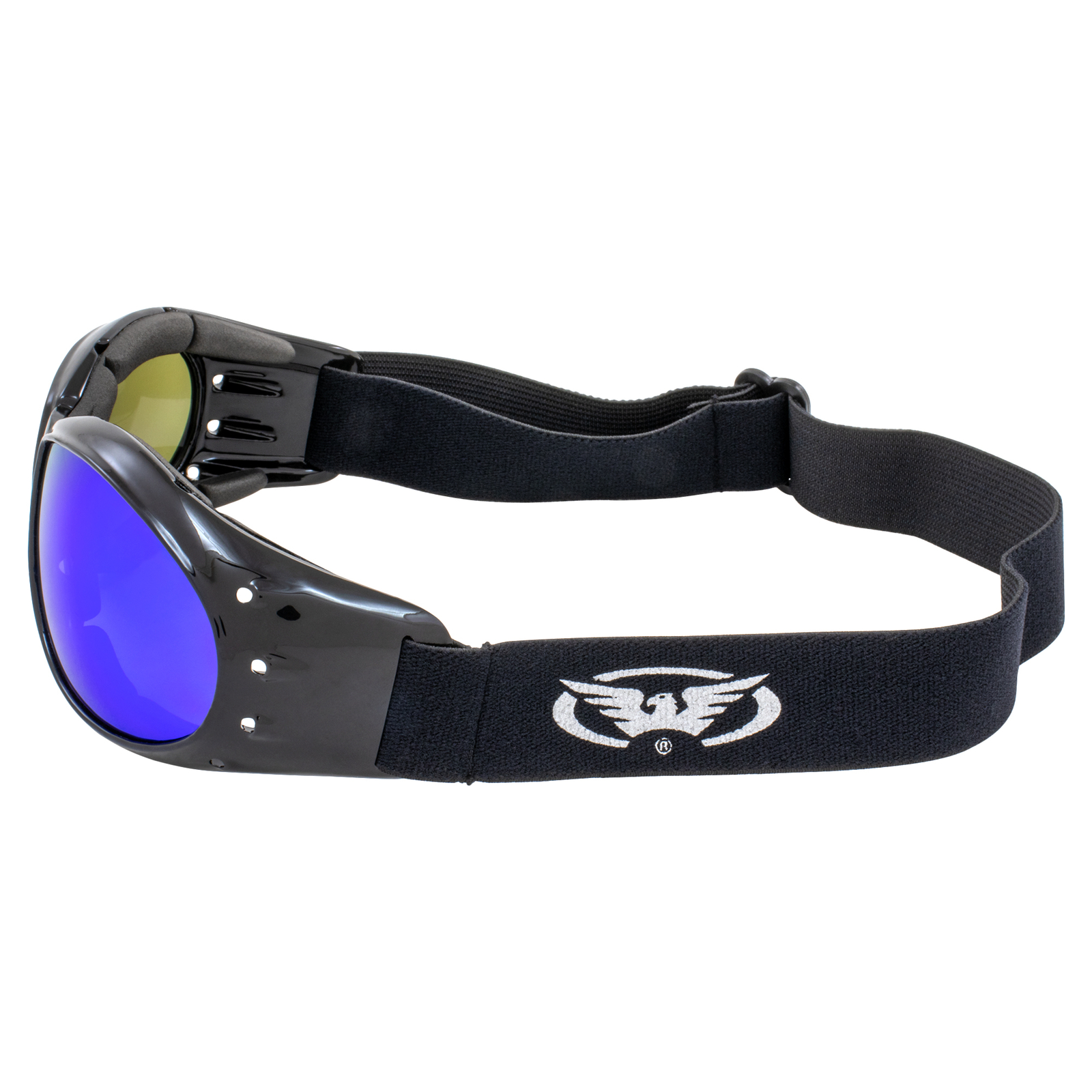 3 Pairs of Global Vision Eliminator Goggles Black with Clear Smoke & Blue Lenses
