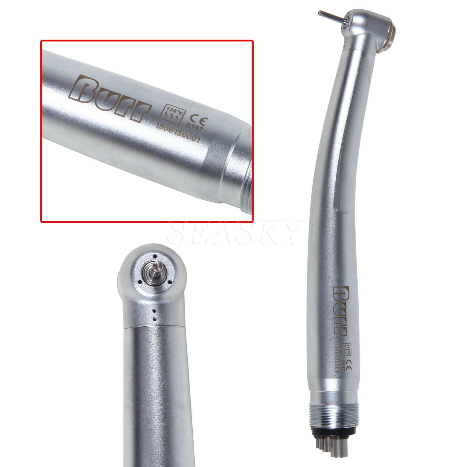 10x NSK Style Dental High Speed Handpiece Push Button standard head 4 Holes U3BM