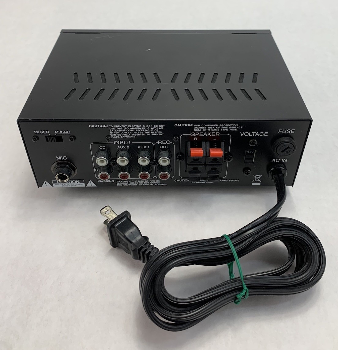 Pyle Pro PTA3 2x75W Stereo Power Amplifier – Power Tested