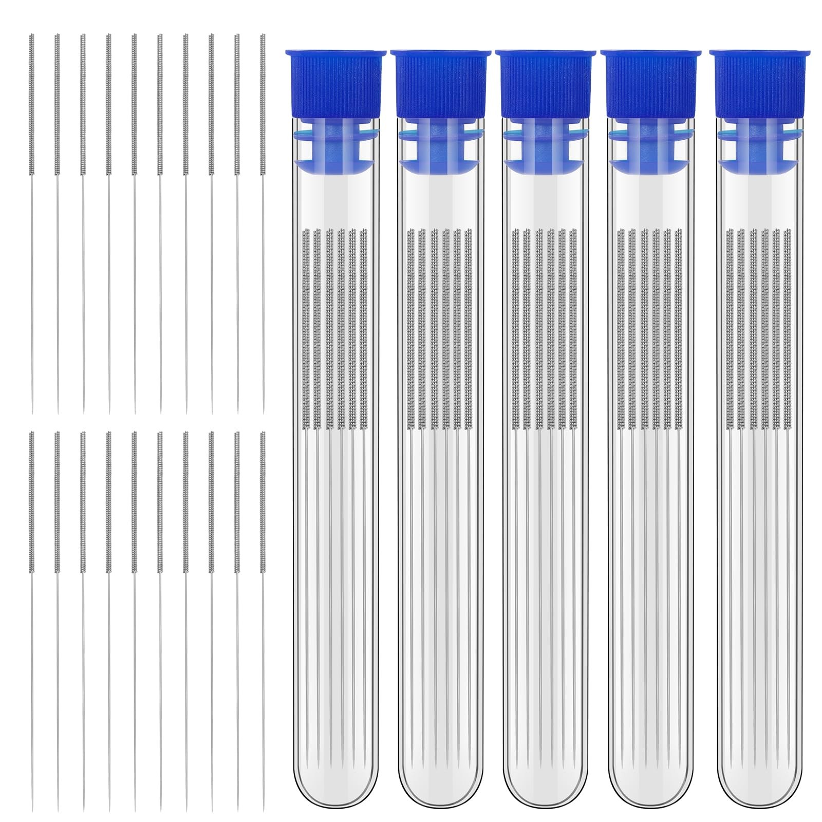 50 Pcs 3D Printer Nozzle Cleaning Needles 0.4mm Stainless Steel Cleaner Set