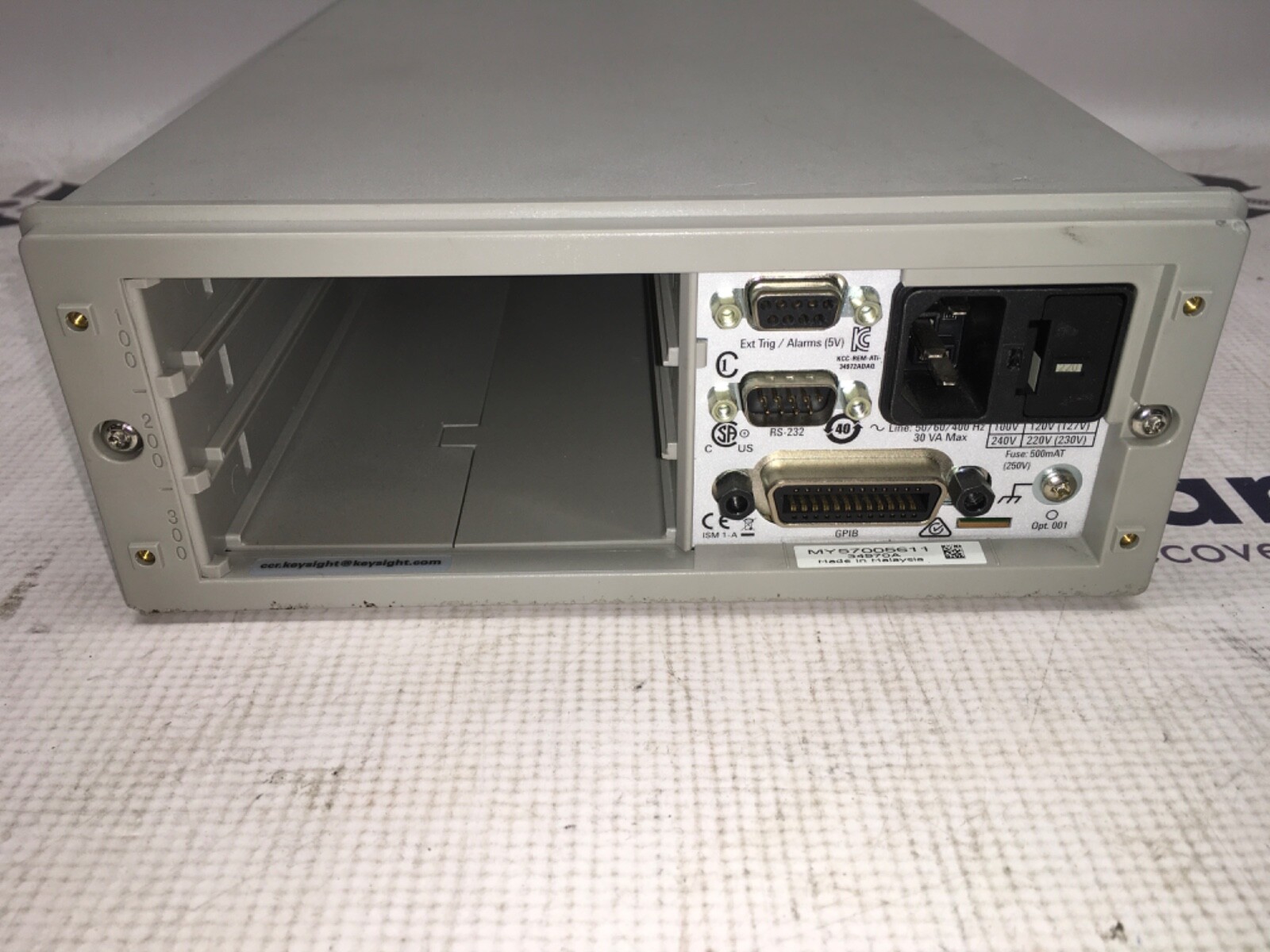 Keysight 34970A Data Acquisition/ Switch unit, LG-2055