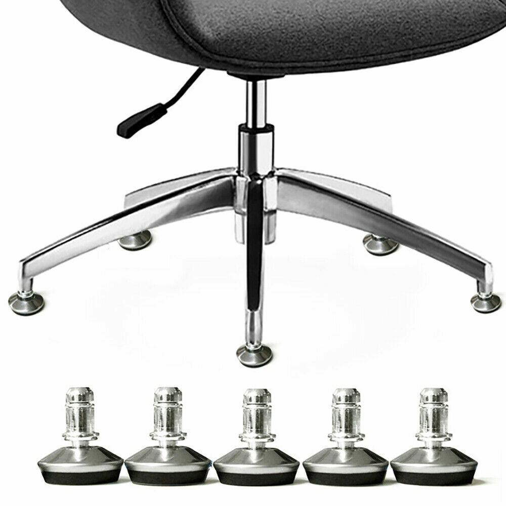 Anti-Slip Dia 7/16″ Office Chair Glides Bell Chair Wheels Swivel Caster Wheels