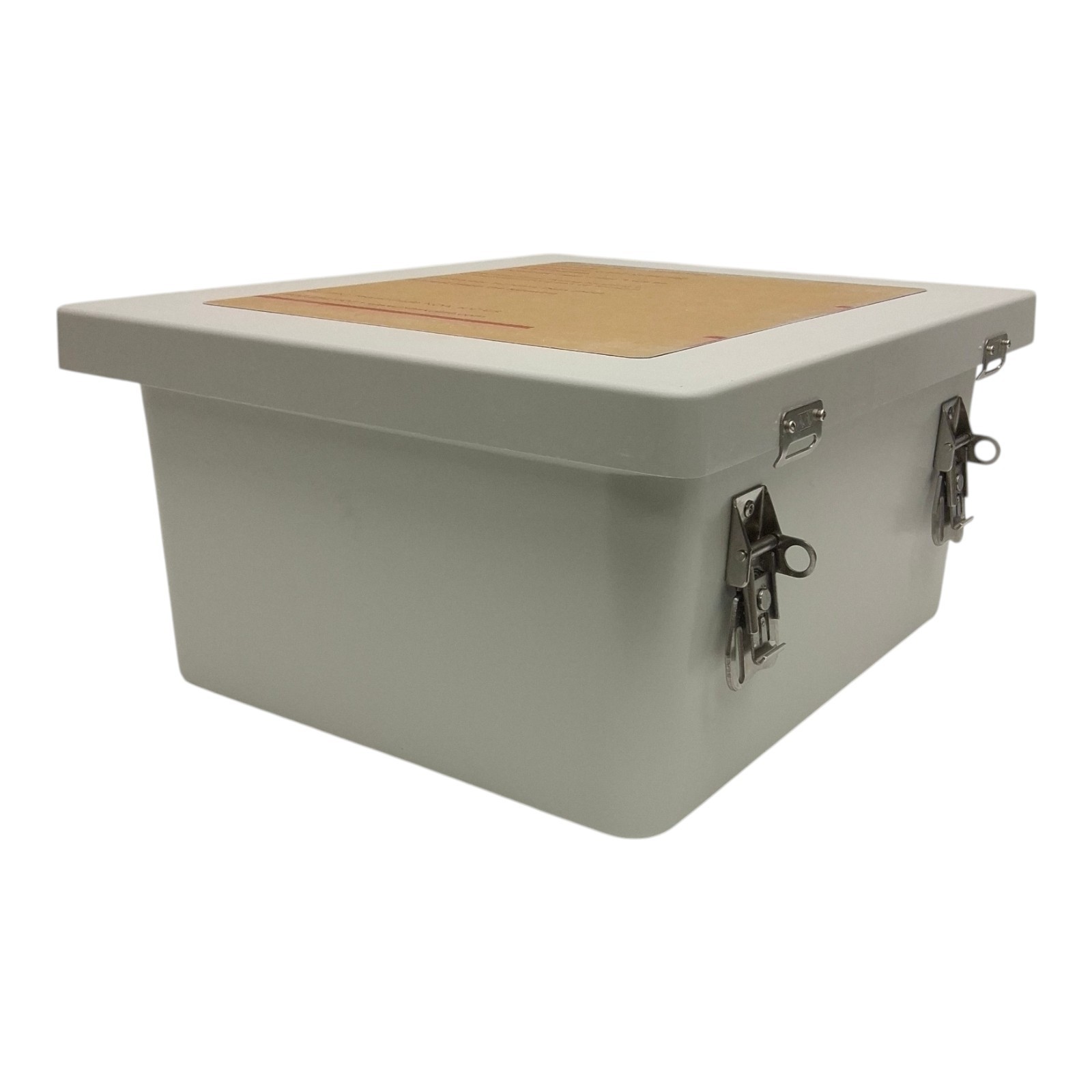 Allied Moulded AM1206TW 12x10x6 Fiberglass Enclosure Window Twist Latch