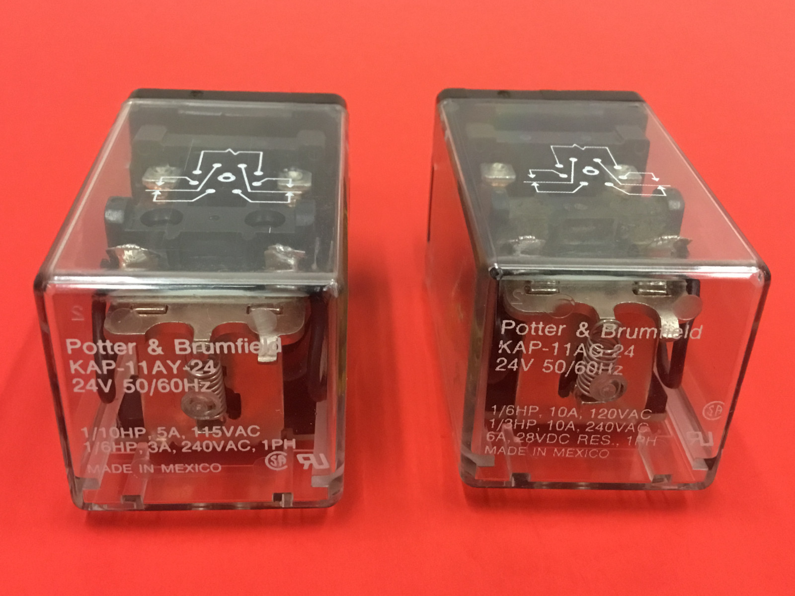 Mixed Lot of (2) – Potter & Brumfield – Relay – NEW