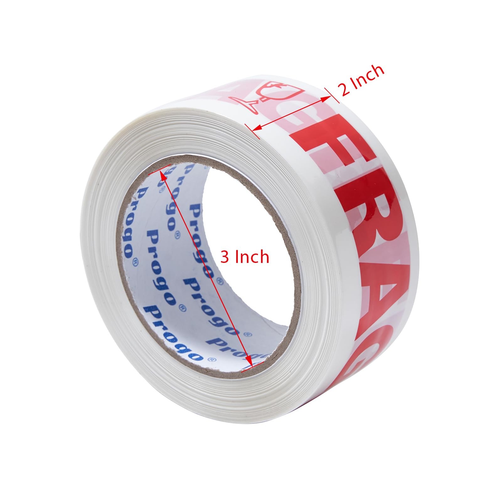 Fragile Packing Shipping Sealing Tape, 2 inch x110 Yards. (6)