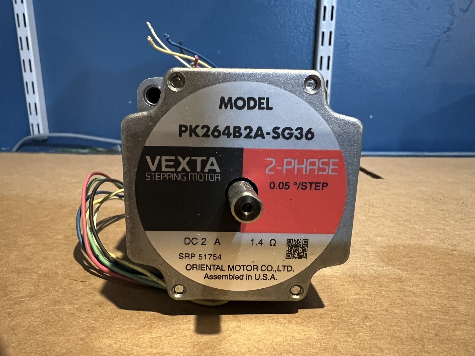Vexta PK264-SG36 Stepping Motor 2-Phase 0.05*/step