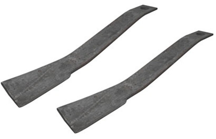 Pair of new blades for Rhino SE6 rotary cutters 00772302 27.75″ (25.5)